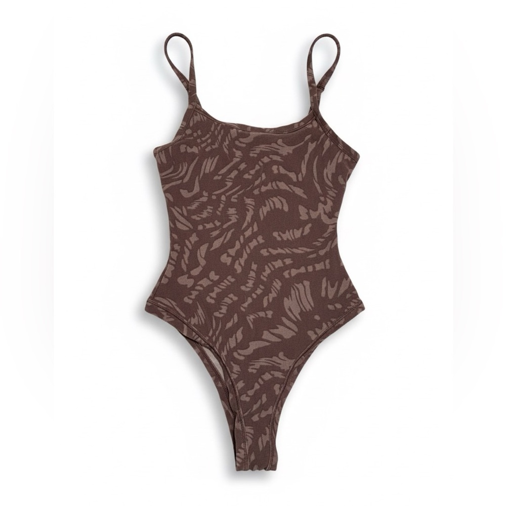 SKIMS Logo Printed Bodysuit - Size Small